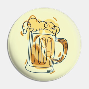 Beer jar Pin