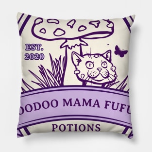 Voodoo Mama Fufu's Potions and Spells Pillow