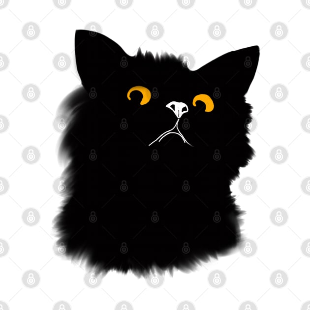 Black Cat Art Design by Aldebaran