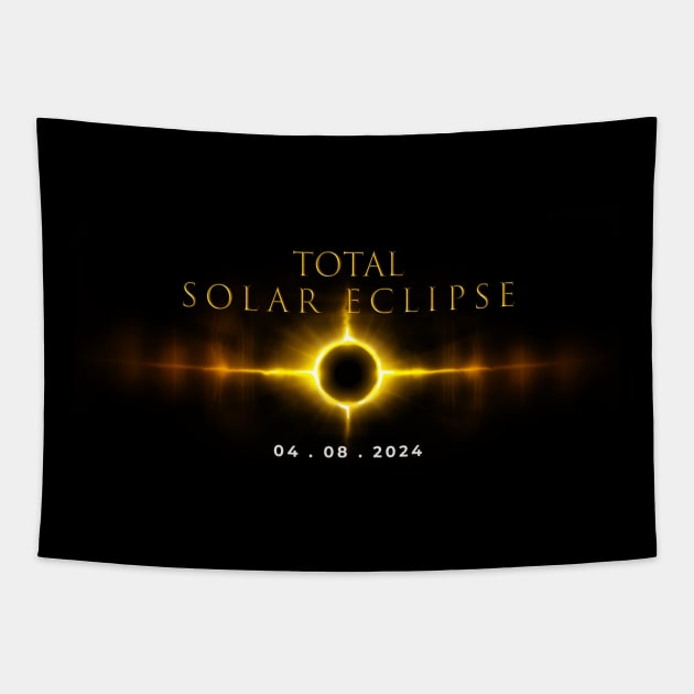 Total Solar Eclipse 2024 Tapestry by SUMAMARU