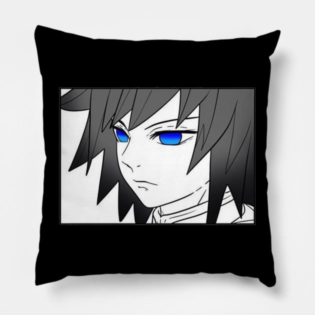 giyu Pillow by Ninja banana