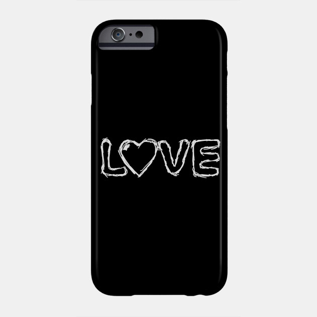 Love Handwritten Creative Black