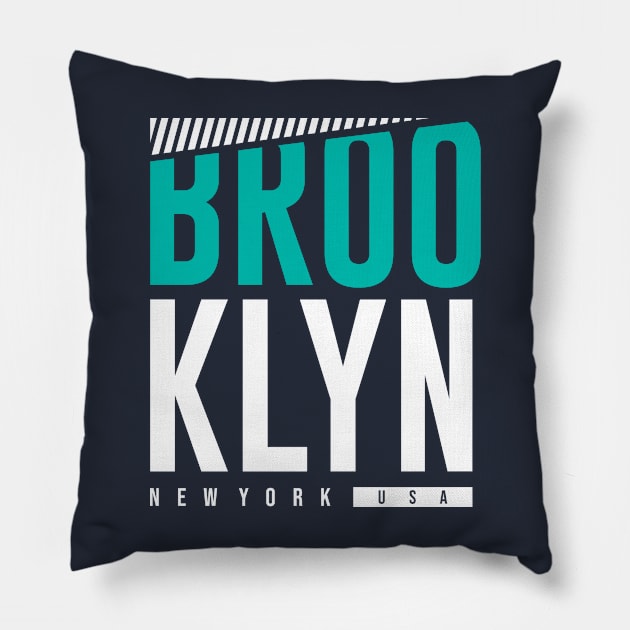 Brooklyn Pillow by LaarniGallery