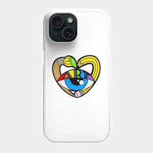 Eye Heart Art Phone Case