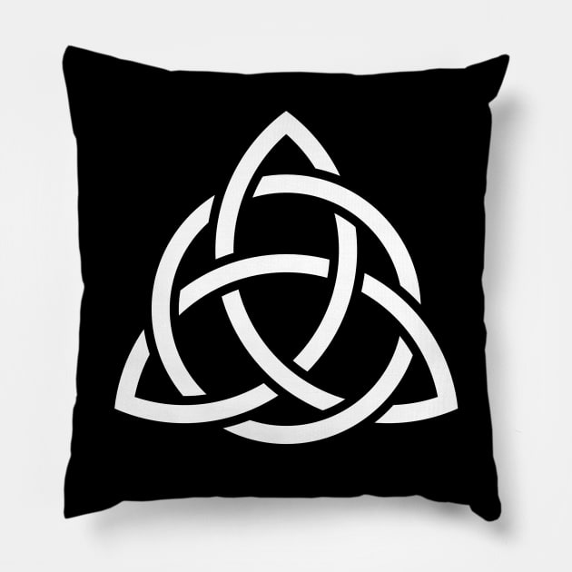 The Trinity Knot Pillow by Deathrocktee