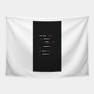 Coding Cards Tapestry