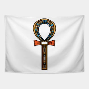 key of life colorful design Tapestry