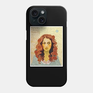 rose wine girl power Phone Case