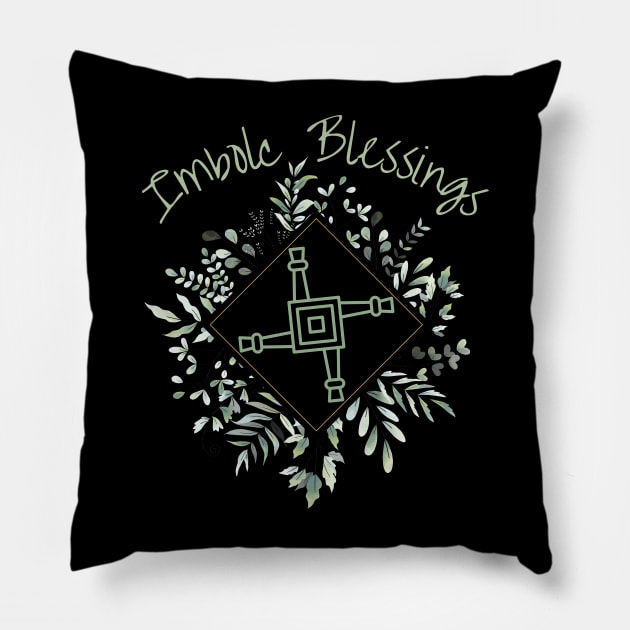 Imbolc Blessing Pillow by AtHomeNinjaKeisha