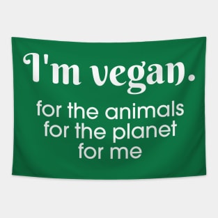 I'm vegan Tapestry