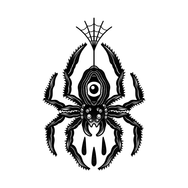 Dark spider by Sadhakaya