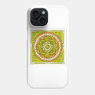 Print with the image of a traditional mandala Phone Case