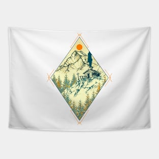 Into The Mountains Tapestry