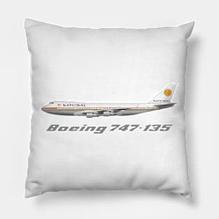 National 747-135 Tee Shirt Version Pillow