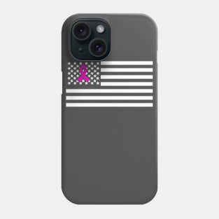 Breast Cancer Awarenes Flag Phone Case