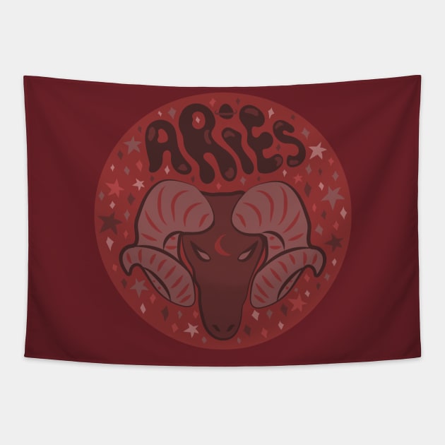 Aries Tapestry by Doodle by Meg