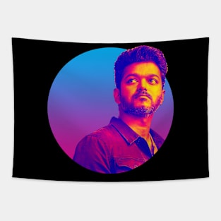 Thalapathy Vijay Retro Tapestry