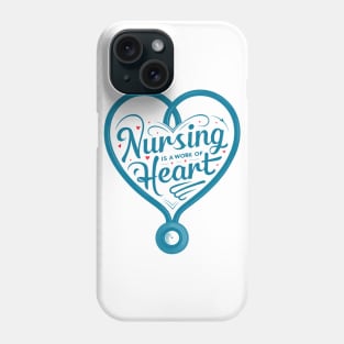 Heart of Care: Nursing Passion and Dedication Phone Case