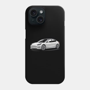 Model 3 (White) Phone Case