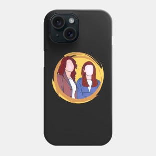 The Girls - Mother and Daughter - When You Lead I Will Follow II Phone Case