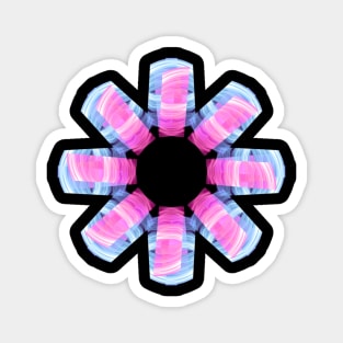 Blue and pink Star Magnet