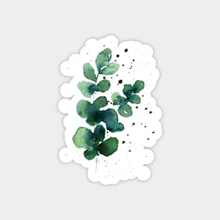 Modern leaf art, Abstract plant illustration 5 Magnet