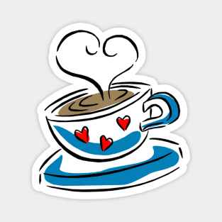 Love Coffee Magnet