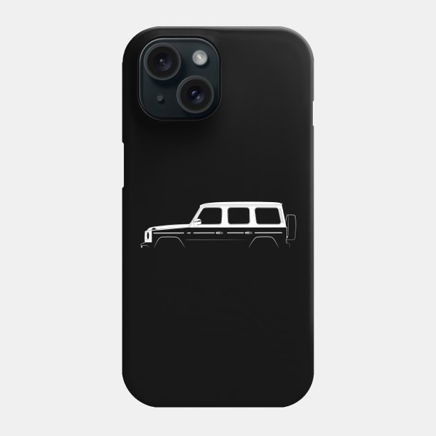 Mercedes-Benz G-Class (W464) Silhouette Phone Case by Car-Silhouettes