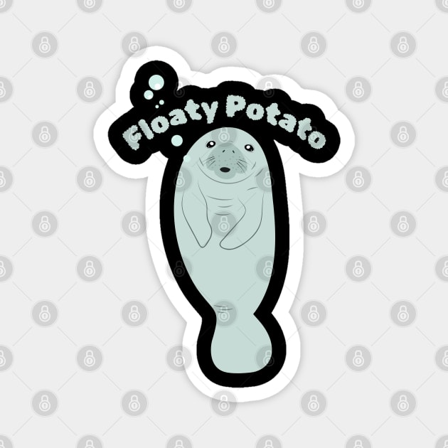 Floaty Potato Magnet by The WYLD Tribe