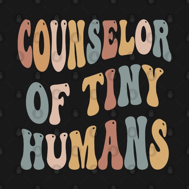 School Counselor of Tiny Humans Back To School Guidance Team by AYNEL