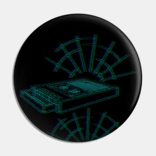 Glitchy Tape Recorders Pin