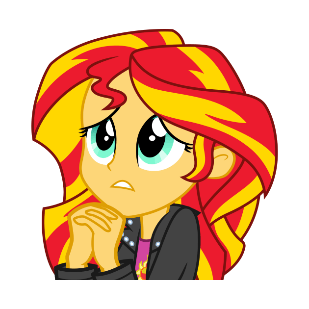 Pleading Sunset Shimmer 2 by CloudyGlow