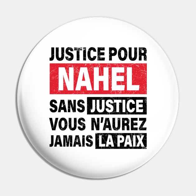 Justice Pour Nahel Pin by CF.LAB.DESIGN