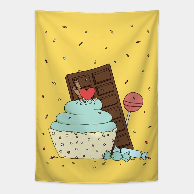 Desserts Tapestry by Lmay