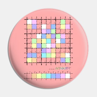 Mydoku_101_001_006_F: Sudoku, Sudoku coloring, logic, logic puzzle, holiday puzzle, fun, away from screen Pin