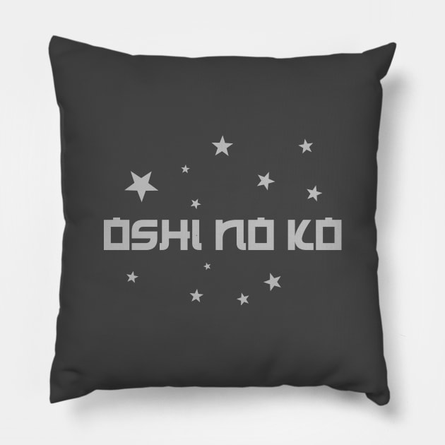 Oshi No Ko, silver Pillow by Perezzzoso