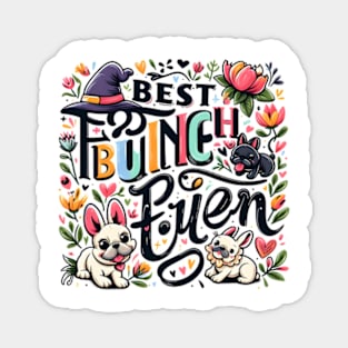 Frenchie Fries Funny French Bulldog Dog Mom Dog Dad Cute Magnet