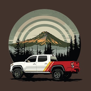 Tacoma TRD Racing Mountain Design T-Shirt