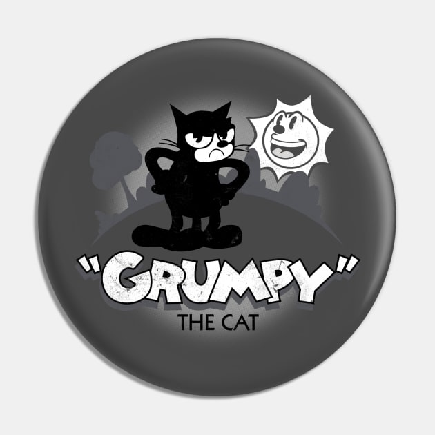 Cranky Cat Pin by trapperjon