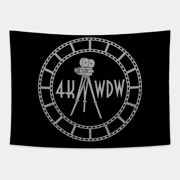 4K WDW Logo Tapestry by 4K WDW
