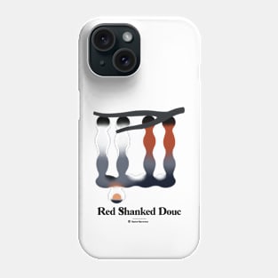 Bold monkey print "red shanked douc" Phone Case