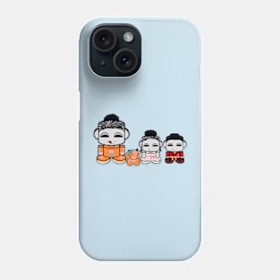 Yum Family: Nom, Jo, Coop & Free O'BABYBOT Toy Robot 2.0 Phone Case