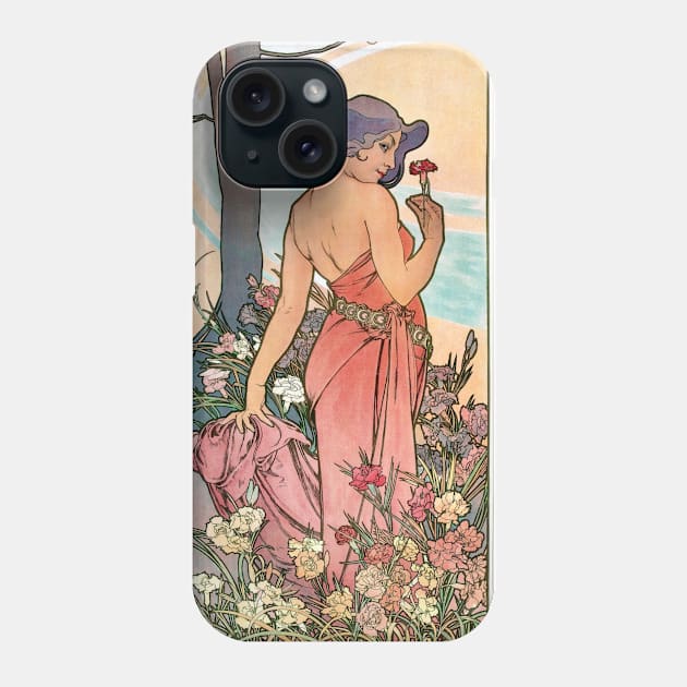 The Flower Series, Carnation (1898) Phone Case by WAITE-SMITH VINTAGE ART