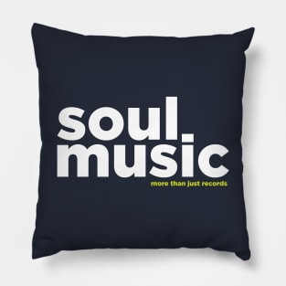 Soul Music (more than just records) Pillow