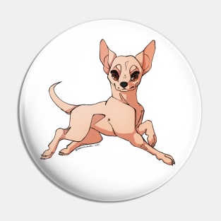 Chihuahua Art Pin