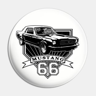 66 Mustang Coupe Pin