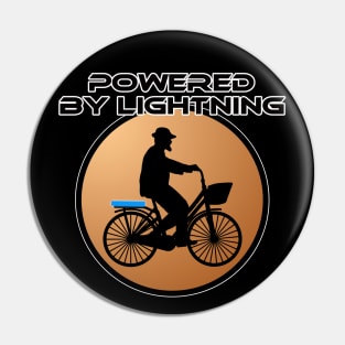 Retro E Biker Pin