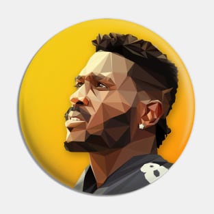 ANTONIO BROWN / LOW POLY ILLUSTRATION Pin