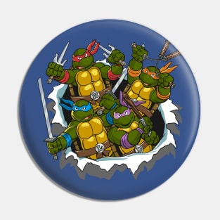 They are the amazing and incredible Teenage Mutant Ninja Turtles Pin