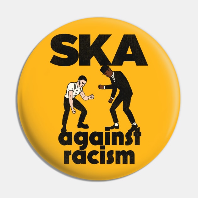 Ska Against Racism Pin by darklordpug